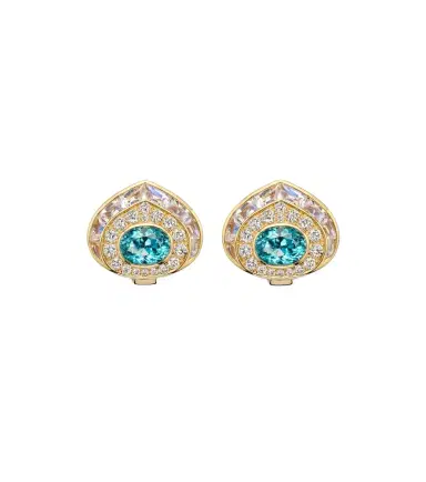Marina B Claudia 18kt gold earrings with gemstones | Thumbnail 1 Marina B Claudia 18kt gold earrings with gemstones | Thumbnail 1
