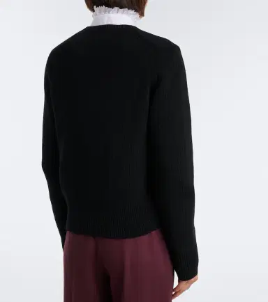 Burberry EKD embellished wool and cashmere cardigan | Thumbnail 2 Burberry EKD embellished wool and cashmere cardigan | Thumbnail 2