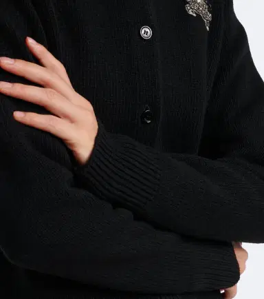 Burberry EKD embellished wool and cashmere cardigan | Thumbnail 5 Burberry EKD embellished wool and cashmere cardigan | Thumbnail 5