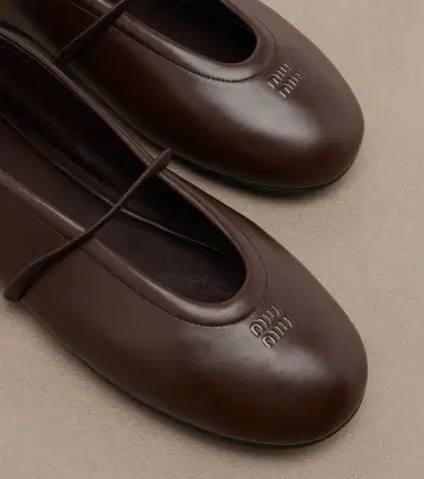 Miu Miu Leather ballet flats | Thumbnail 2 Miu Miu Leather ballet flats | Thumbnail 2