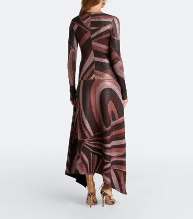 PUCCI Iride Lurex jersey midi dress | Thumbnail 3 PUCCI Iride Lurex jersey midi dress | Thumbnail 3