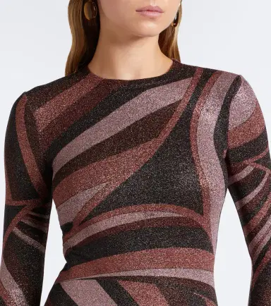 PUCCI Iride Lurex jersey midi dress | Thumbnail 4 PUCCI Iride Lurex jersey midi dress | Thumbnail 4