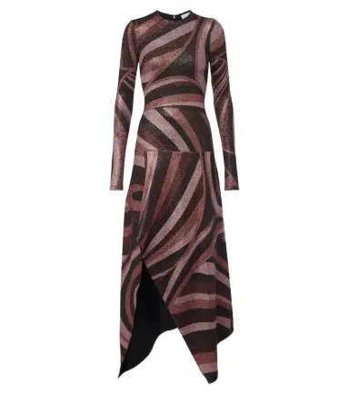 PUCCI Iride Lurex jersey midi dress | Thumbnail 1 PUCCI Iride Lurex jersey midi dress | Thumbnail 1