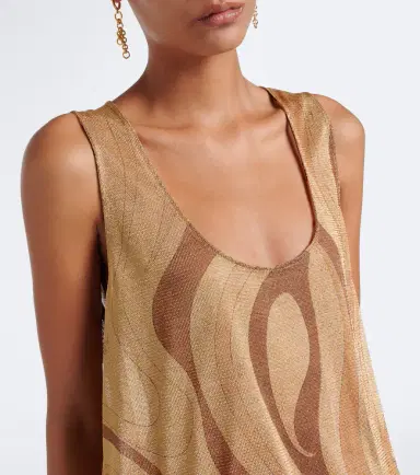 PUCCI Marmo Lurex voile top | Thumbnail 3 PUCCI Marmo Lurex voile top | Thumbnail 3
