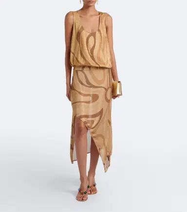 PUCCI Marmo Lurex voile top | Thumbnail 4 PUCCI Marmo Lurex voile top | Thumbnail 4