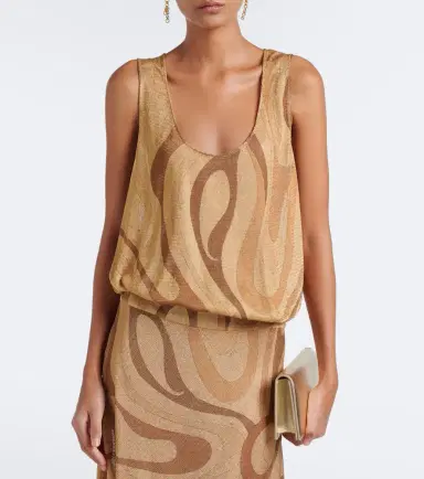 PUCCI Marmo Lurex voile top | Thumbnail 5 PUCCI Marmo Lurex voile top | Thumbnail 5