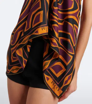PUCCI Labirinto silk twill halterneck top | Thumbnail 2 PUCCI Labirinto silk twill halterneck top | Thumbnail 2
