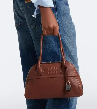 Miu Miu Vivant leather shoulder bag | Thumbnail 8 Miu Miu Vivant leather shoulder bag | Thumbnail 8