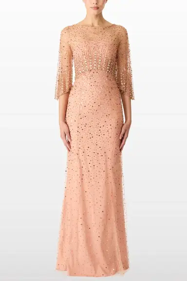 Jenny Packham Kiya Beaded Crystal Gown | Thumbnail 2 Jenny Packham Kiya Beaded Crystal Gown | Thumbnail 2