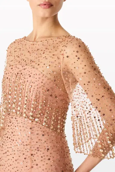 Jenny Packham Kiya Beaded Crystal Gown | Thumbnail 3 Jenny Packham Kiya Beaded Crystal Gown | Thumbnail 3