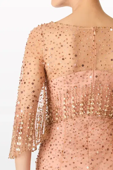 Jenny Packham Kiya Beaded Crystal Gown | Thumbnail 4 Jenny Packham Kiya Beaded Crystal Gown | Thumbnail 4