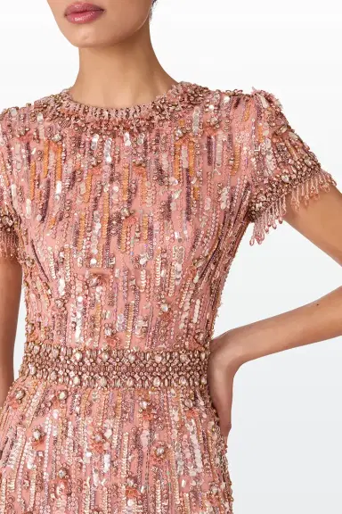 Jenny Packham Roxy Embellished Beaded Gown | Thumbnail 3 Jenny Packham Roxy Embellished Beaded Gown | Thumbnail 3