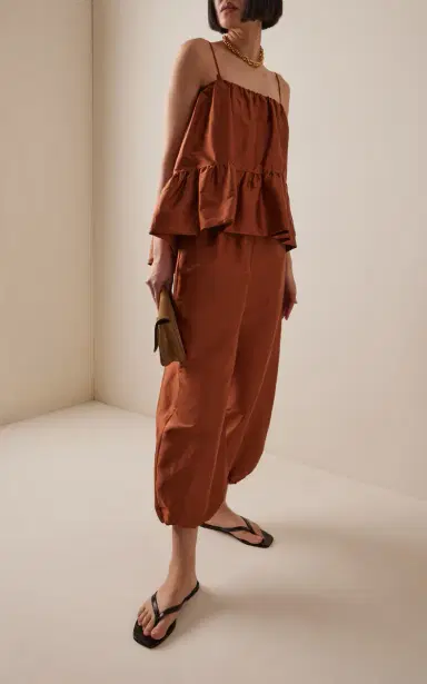 By Malene Birger Lumas Organic Silk Balloon Pants | Thumbnail 2 By Malene Birger Lumas Organic Silk Balloon Pants | Thumbnail 2