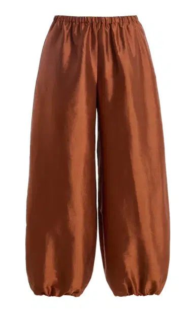 By Malene Birger Lumas Organic Silk Balloon Pants | Thumbnail 1 By Malene Birger Lumas Organic Silk Balloon Pants | Thumbnail 1