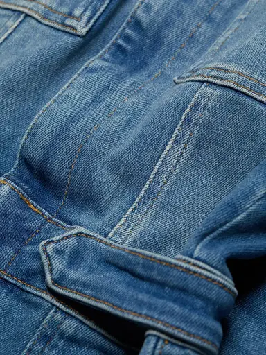 GOOD AMERICAN Women's Fit For Success Stretch Denim Jumpsuit | Thumbnail 7 GOOD AMERICAN Women's Fit For Success Stretch Denim Jumpsuit | Thumbnail 7