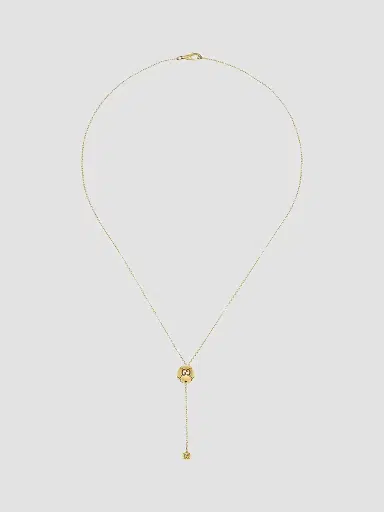 Gucci Women's Icon 18K Yellow Gold Lariat Necklace | Thumbnail 1 Gucci Women's Icon 18K Yellow Gold Lariat Necklace | Thumbnail 1