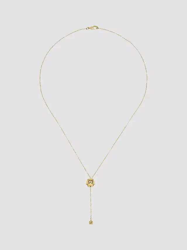 Women's Icon 18K Yellow Gold Lariat Necklace Women's Icon 18K Yellow Gold Lariat Necklace