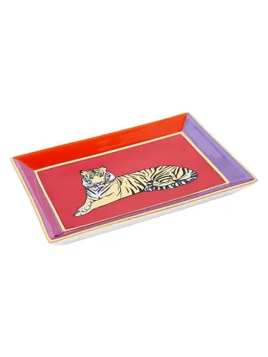 Jonathan Adler Safari Porcelain Rectangle Tray | Thumbnail 2 Jonathan Adler Safari Porcelain Rectangle Tray | Thumbnail 2