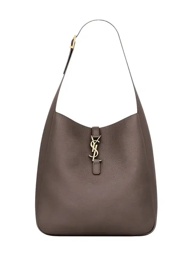 Women's Le 5 À 7 Supple Large Shoulder Bag in Grained Leather Women's Le 5 À 7 Supple Large Shoulder Bag in Grained Leather