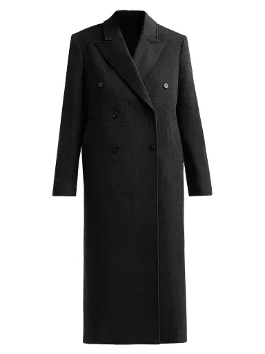 Loulou de Saison Women's Rosco Wool Double-Breasted Coat | Thumbnail 1 Loulou de Saison Women's Rosco Wool Double-Breasted Coat | Thumbnail 1