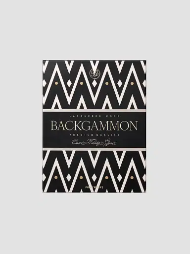 Printworks Geometric Lacquered Backgammon Set | Thumbnail 2 Printworks Geometric Lacquered Backgammon Set | Thumbnail 2