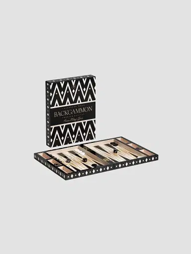 Printworks Geometric Lacquered Backgammon Set | Thumbnail 4 Printworks Geometric Lacquered Backgammon Set | Thumbnail 4