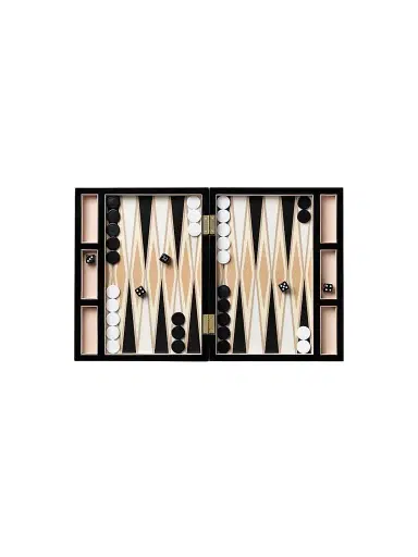 Printworks Geometric Lacquered Backgammon Set | Thumbnail 1 Printworks Geometric Lacquered Backgammon Set | Thumbnail 1
