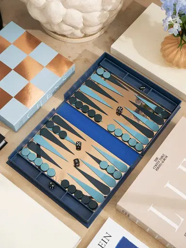 Printworks Classic Art Of Backgammon Mirror Set | Thumbnail 5 Printworks Classic Art Of Backgammon Mirror Set | Thumbnail 5