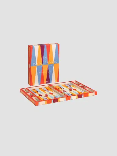 Printworks Geometric Lacquered Backgammon Set | Thumbnail 4 Printworks Geometric Lacquered Backgammon Set | Thumbnail 4