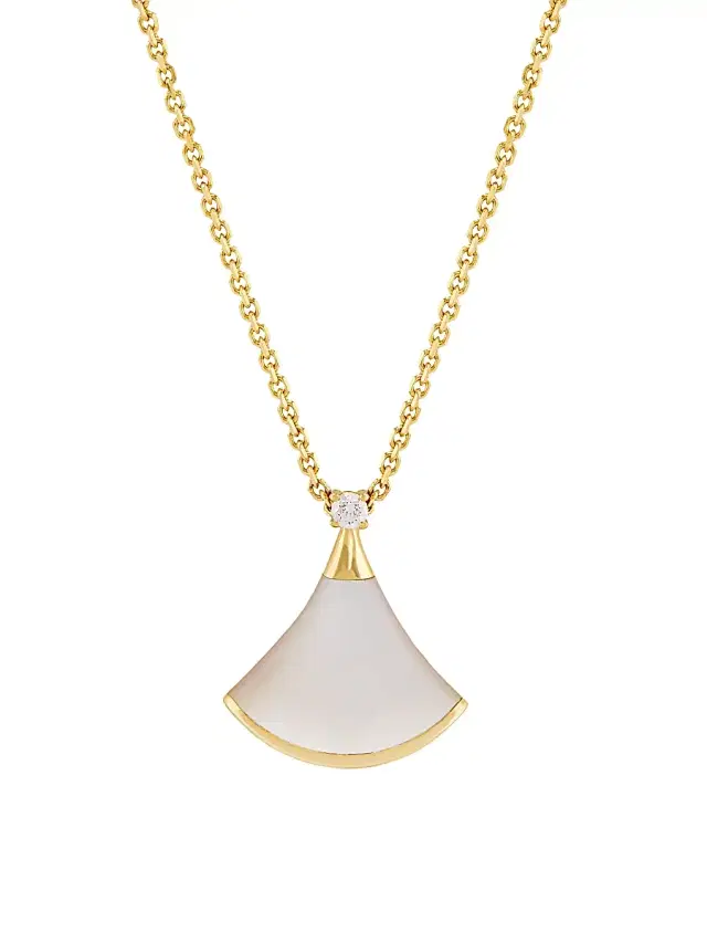 Women's Divas' Dream 18K Yellow Gold, Mother-Of-Pearl, & Diamond Pendant Necklace Women's Divas' Dream 18K Yellow Gold, Mother-Of-Pearl, & Diamond Pendant Necklace
