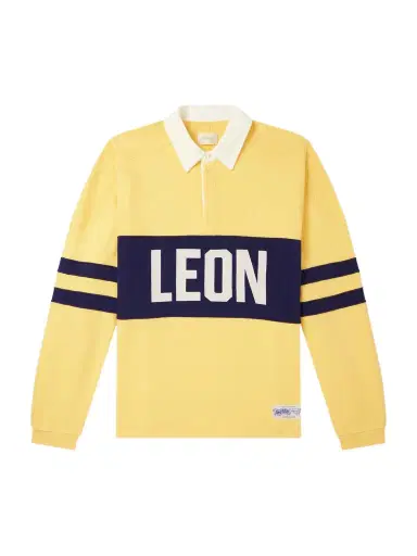 Aimé Leon Dore Logo-Printed Striped Cotton Polo Shirt - Men | Thumbnail 1 Aimé Leon Dore Logo-Printed Striped Cotton Polo Shirt - Men | Thumbnail 1