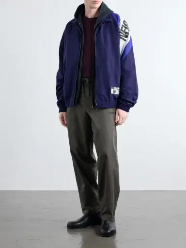 Neighborhood Logo-Print Colour-Block Taffeta Track Jacket - Men | Thumbnail 2 Neighborhood Logo-Print Colour-Block Taffeta Track Jacket - Men | Thumbnail 2