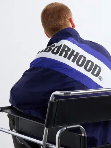 Neighborhood Logo-Print Colour-Block Taffeta Track Jacket - Men | Thumbnail 5 Neighborhood Logo-Print Colour-Block Taffeta Track Jacket - Men | Thumbnail 5