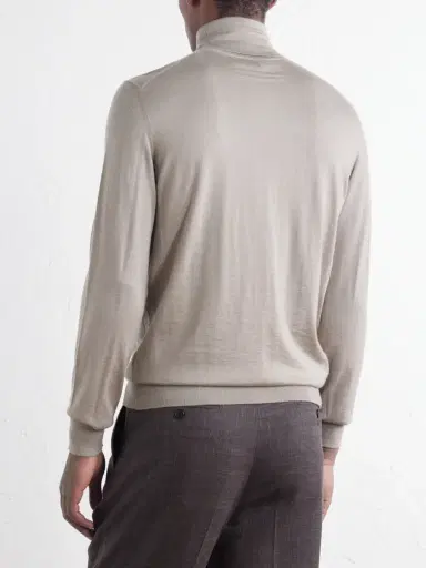 Zegna Cashmere and Silk-Blend Turtleneck Sweater - Men | Thumbnail 4 Zegna Cashmere and Silk-Blend Turtleneck Sweater - Men | Thumbnail 4