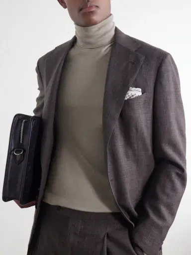 Zegna Cashmere and Silk-Blend Turtleneck Sweater - Men | Thumbnail 5 Zegna Cashmere and Silk-Blend Turtleneck Sweater - Men | Thumbnail 5
