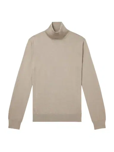 Zegna Cashmere and Silk-Blend Turtleneck Sweater - Men | Thumbnail 1 Zegna Cashmere and Silk-Blend Turtleneck Sweater - Men | Thumbnail 1