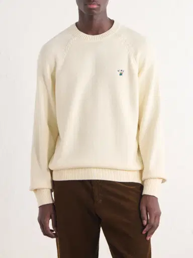 Aimé Leon Dore Logo-Embroidered Cotton Sweater - Men | Thumbnail 3 Aimé Leon Dore Logo-Embroidered Cotton Sweater - Men | Thumbnail 3
