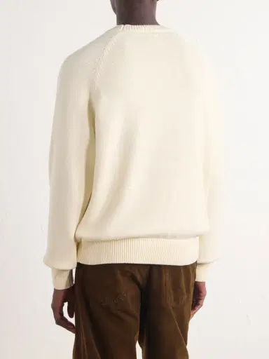 Aimé Leon Dore Logo-Embroidered Cotton Sweater - Men | Thumbnail 4 Aimé Leon Dore Logo-Embroidered Cotton Sweater - Men | Thumbnail 4