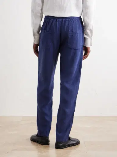 FEDELI Straight-Leg Linen Drawstring Trousers - Men | Thumbnail 4 FEDELI Straight-Leg Linen Drawstring Trousers - Men | Thumbnail 4