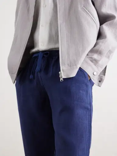 FEDELI Straight-Leg Linen Drawstring Trousers - Men | Thumbnail 5 FEDELI Straight-Leg Linen Drawstring Trousers - Men | Thumbnail 5