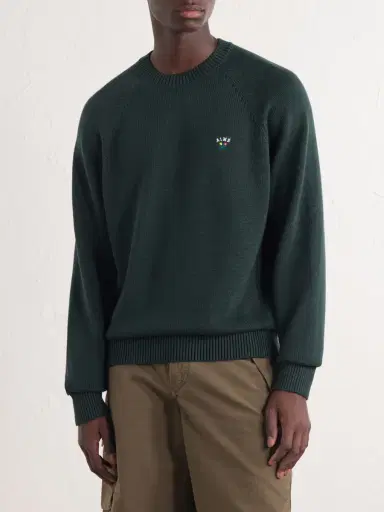 Aimé Leon Dore Logo-Embroidered Cotton Sweater - Men | Thumbnail 3 Aimé Leon Dore Logo-Embroidered Cotton Sweater - Men | Thumbnail 3
