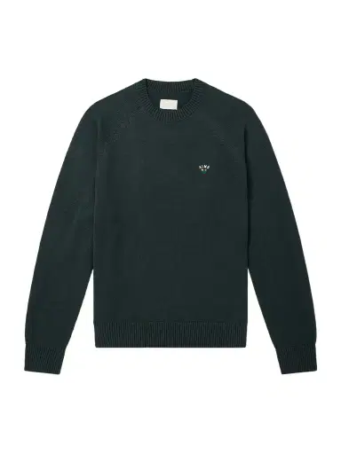 Aimé Leon Dore Logo-Embroidered Cotton Sweater - Men | Thumbnail 1 Aimé Leon Dore Logo-Embroidered Cotton Sweater - Men | Thumbnail 1