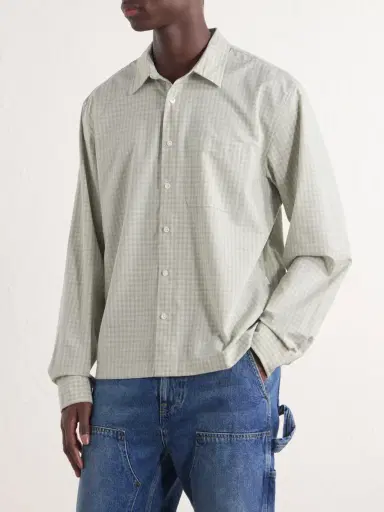 Aimé Leon Dore Checked Poplin Shirt - Men | Thumbnail 3 Aimé Leon Dore Checked Poplin Shirt - Men | Thumbnail 3