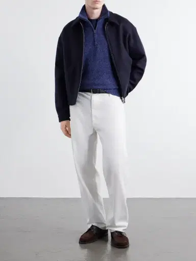 Altea Wool and Cashmere-Blend Half-Zip Sweater - Men | Thumbnail 2 Altea Wool and Cashmere-Blend Half-Zip Sweater - Men | Thumbnail 2