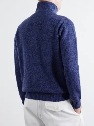 Altea Wool and Cashmere-Blend Half-Zip Sweater - Men | Thumbnail 4 Altea Wool and Cashmere-Blend Half-Zip Sweater - Men | Thumbnail 4