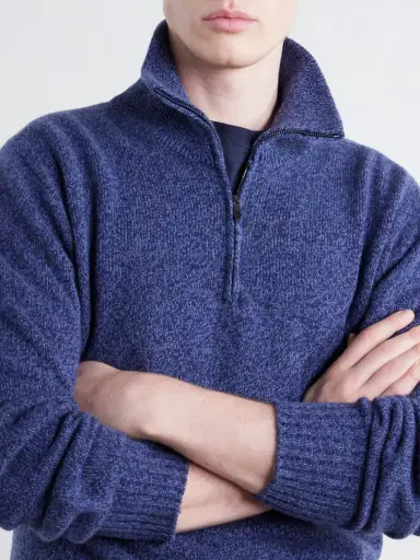 Altea Wool and Cashmere-Blend Half-Zip Sweater - Men | Thumbnail 5 Altea Wool and Cashmere-Blend Half-Zip Sweater - Men | Thumbnail 5