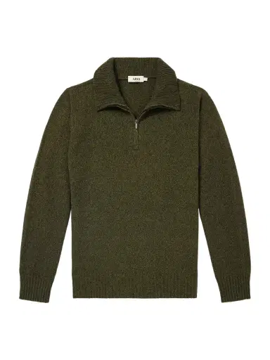 Altea Wool and Cashmere-Blend Half-Zip Sweater - Men | Thumbnail 1 Altea Wool and Cashmere-Blend Half-Zip Sweater - Men | Thumbnail 1
