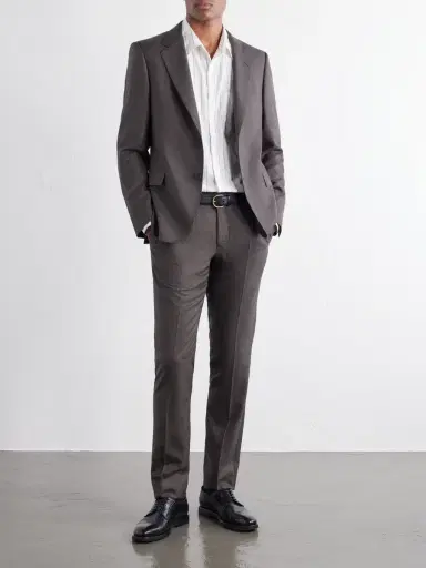 MR P. Striped Cotton and Silk-Blend Shirt - Men | Thumbnail 2 MR P. Striped Cotton and Silk-Blend Shirt - Men | Thumbnail 2