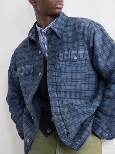 RRL Holland Checked Denim Jacket - Men | Thumbnail 5 RRL Holland Checked Denim Jacket - Men | Thumbnail 5