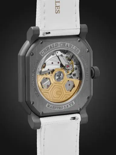 Gerald Charles Maestro GC Sport Tennis Limited Edition Automatic Darkblast® Titanium Watch, Ref. GC2.0-TX-TNDB-04GR-RSVC_DLE - Men | Thumbnail 5 Gerald Charles Maestro GC Sport Tennis Limited Edition Automatic Darkblast® Titanium Watch, Ref. GC2.0-TX-TNDB-04GR-RSVC_DLE - Men | Thumbnail 5